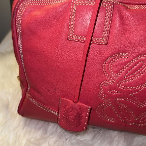 Loewe Amazona 36 Leather Handbag used condition pink - Picture 6 of 17